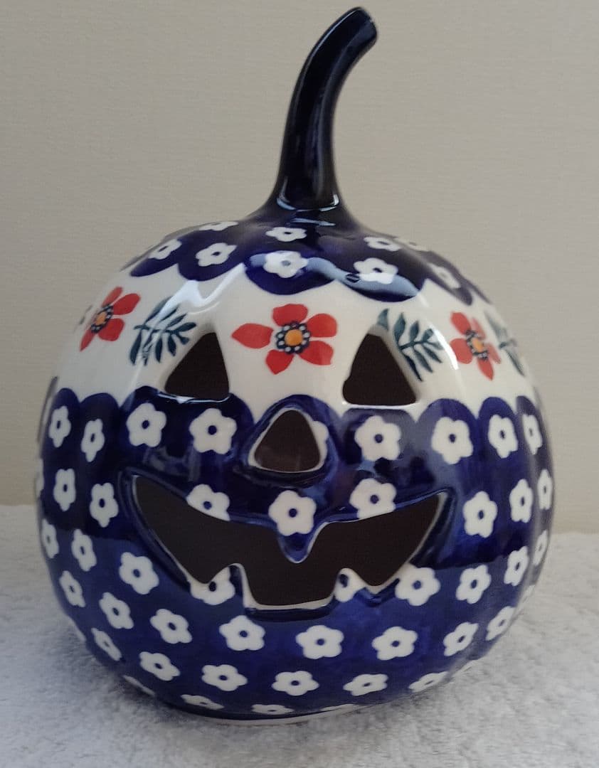 新品　ポーランド食器　ハロウィン　かぼちゃ　置物