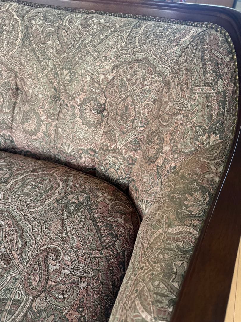 【超美品】maruni 木工 応接 3人掛けソファ 高級家具 レザー ビンテージ