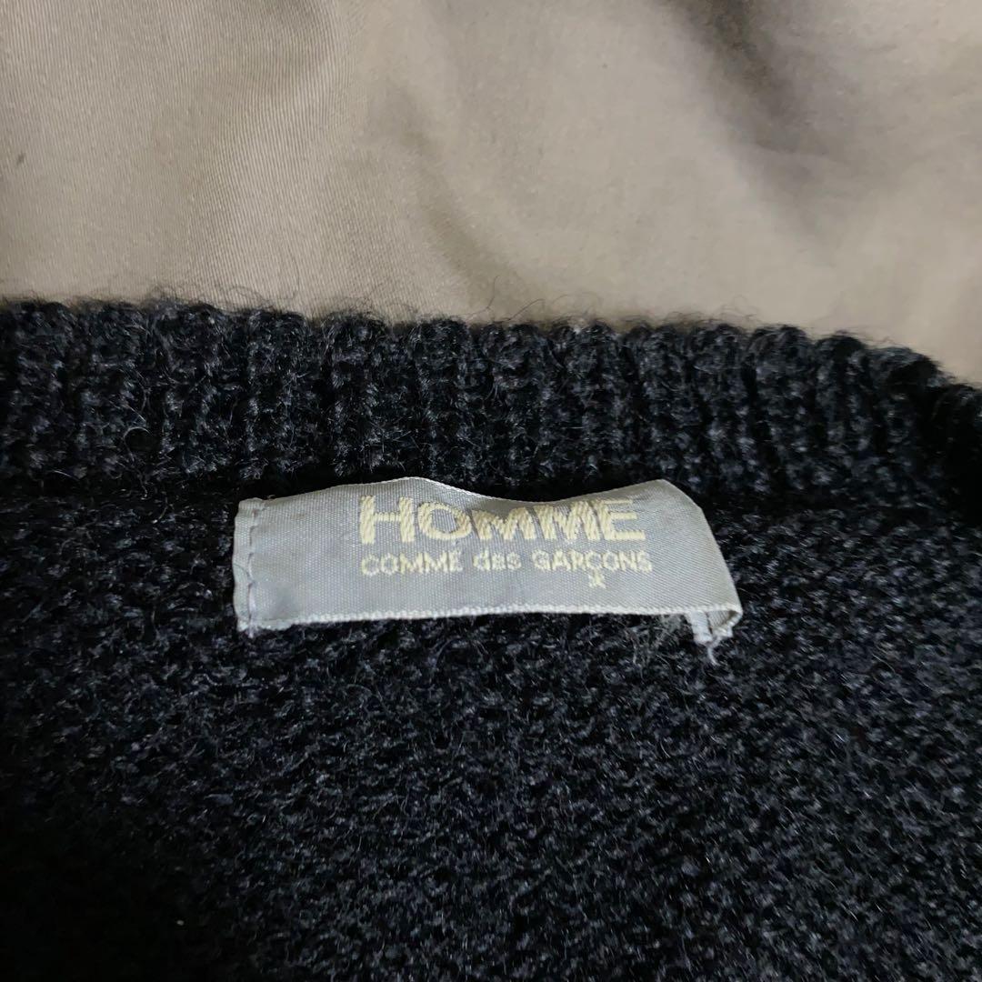 コムデギャルソンオム　デカオム　80s 丸襟　ウールニット　アーカイブ