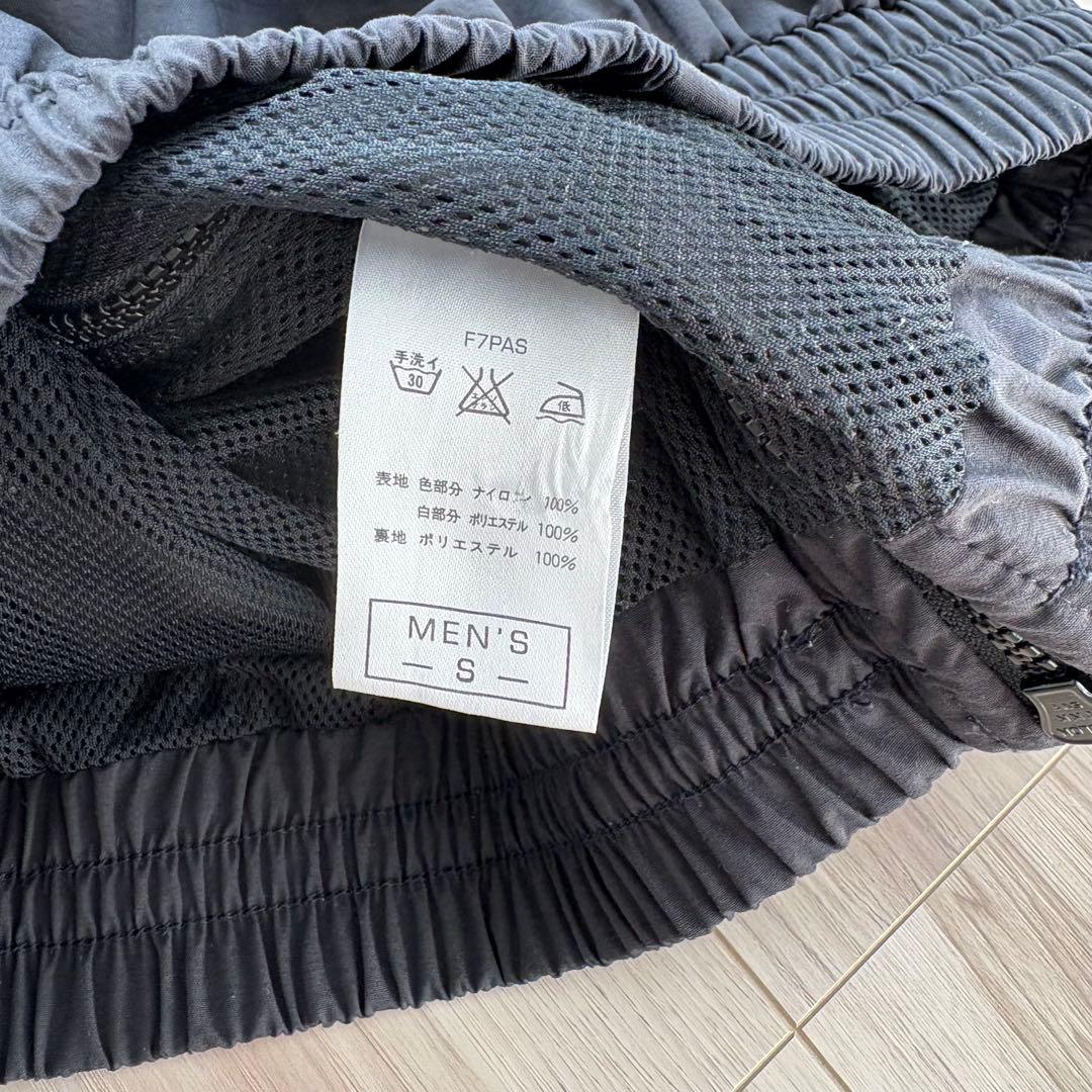 90s NIKE コラボ　ナイロンジャケット　ハーフジップ付き　刺繍　希少レア品