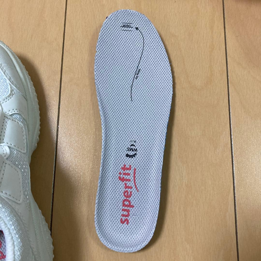 新品未使用⭐︎super fit ホワイト 上履き　サイズ31