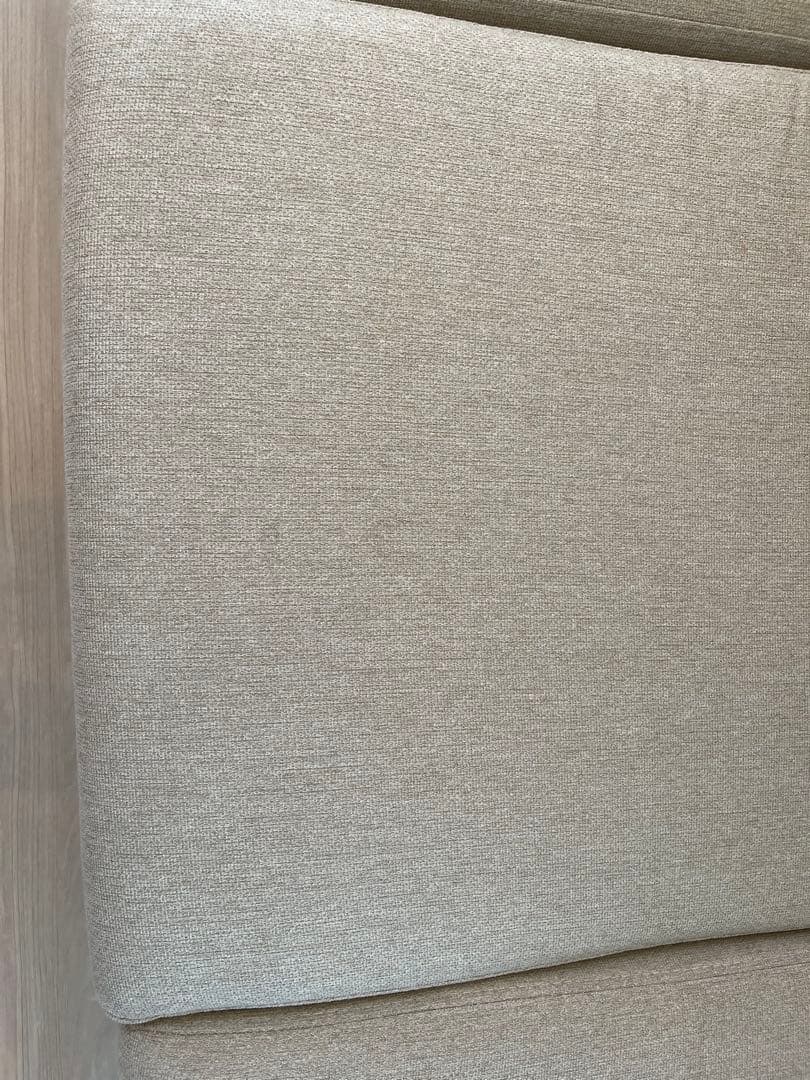 北欧風3人掛けソファ ベージュ