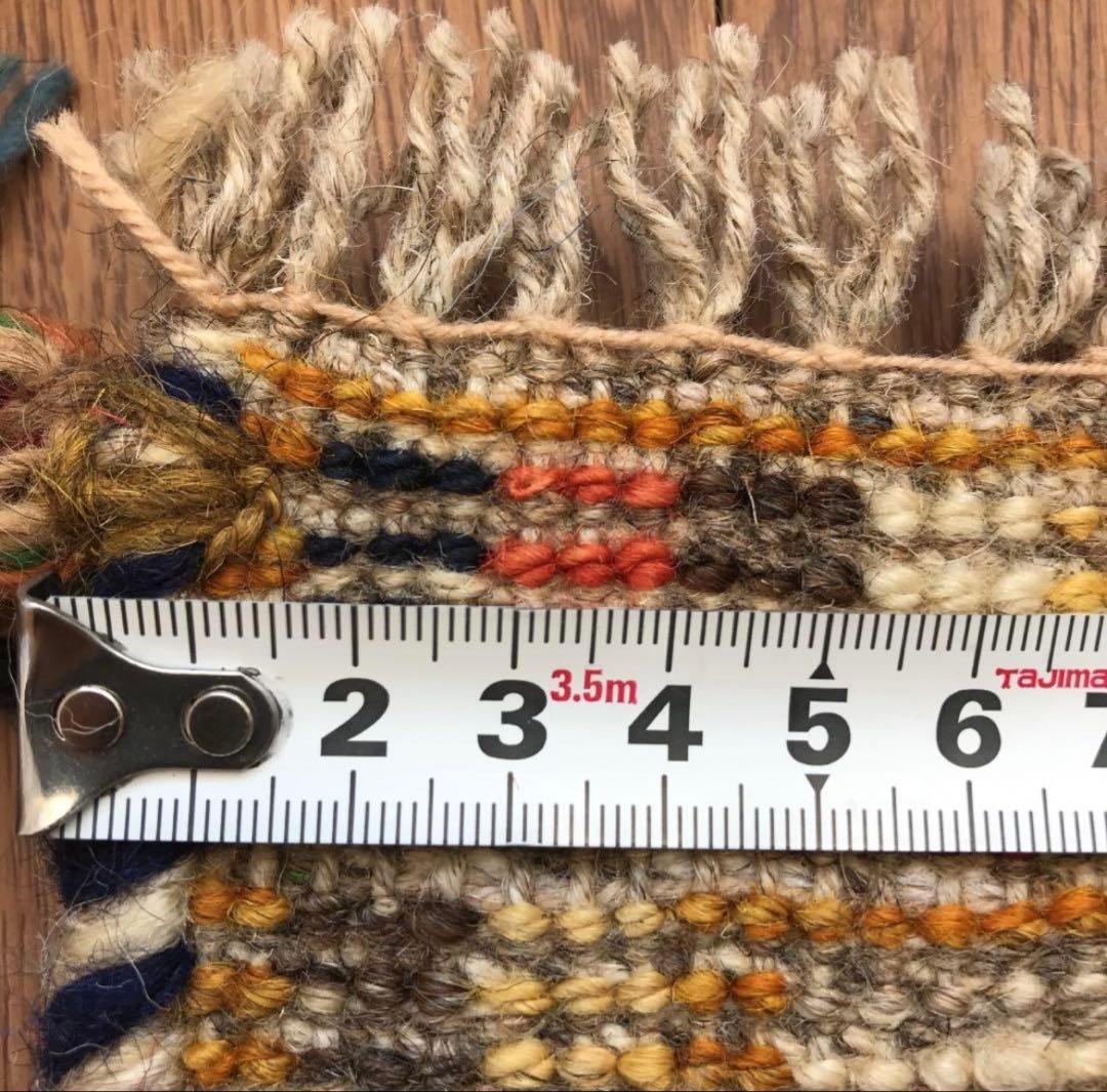 ペルシャギャッベ (ギャベ) 玄関マット No:4402