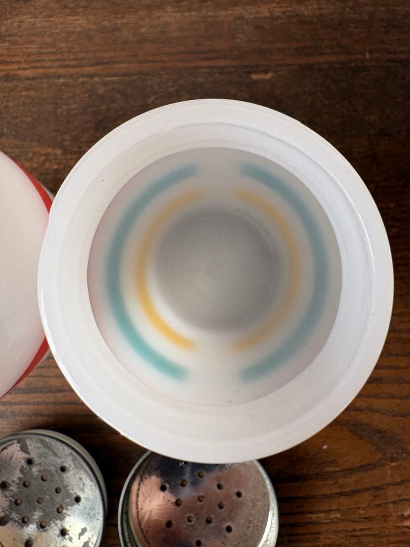 ファイヤーキング (訳あり)ビンテージ ストライプ ソルト＆ペッパー セット