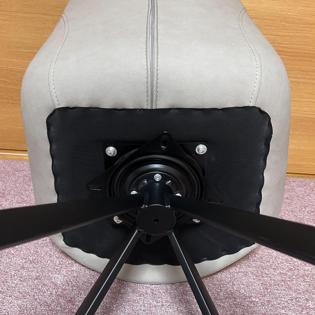 ①SongDream　VIOLA　ヴィオラ　PUレザー　回転式　ダイニングチェア