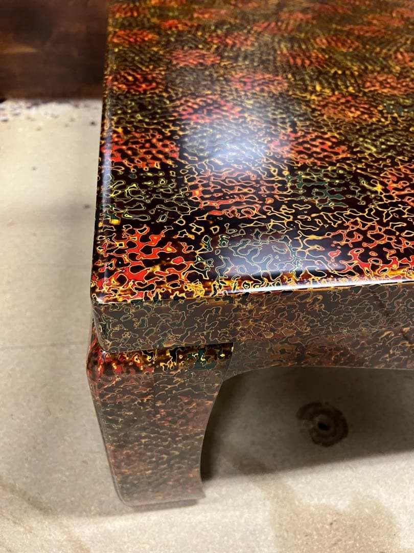 津軽塗り　座卓　伝統工芸品　ローテーブル　札幌引取歓迎