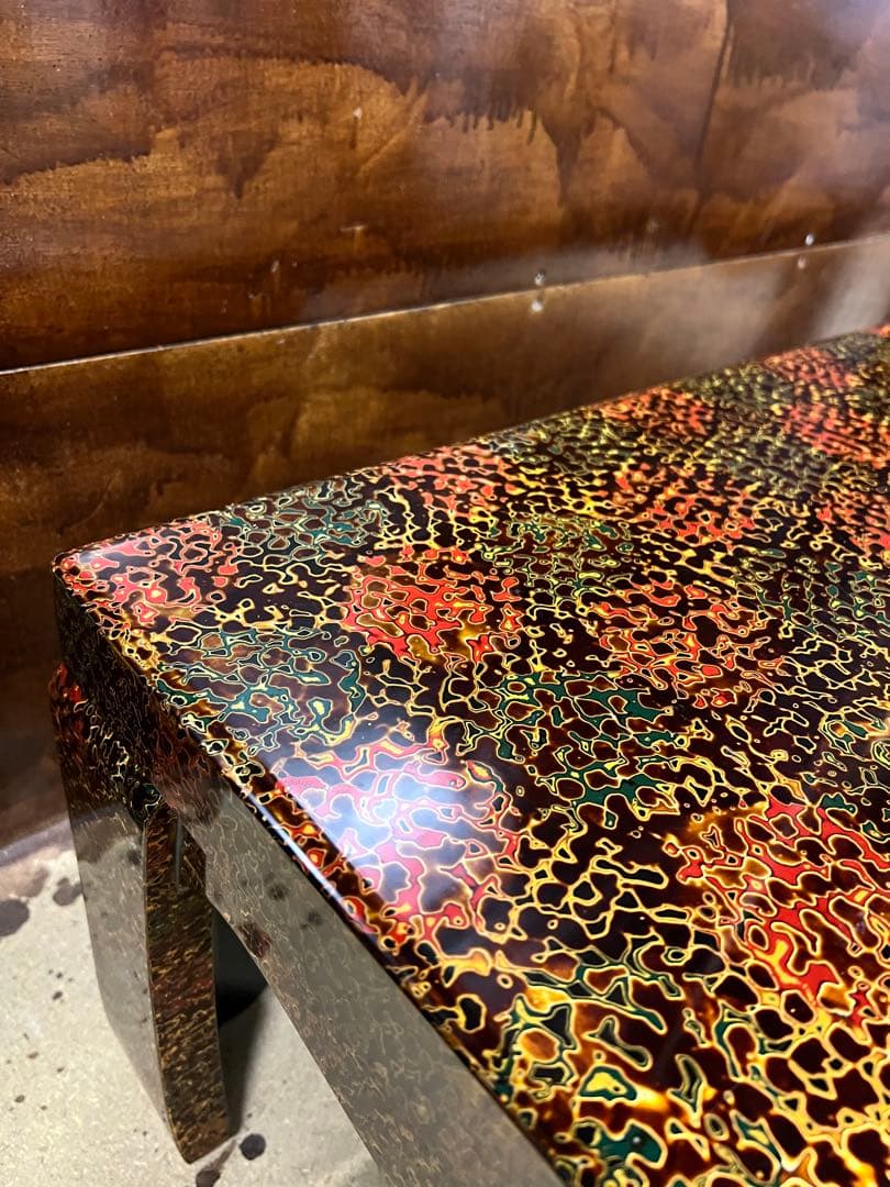 津軽塗り　座卓　伝統工芸品　ローテーブル　札幌引取歓迎