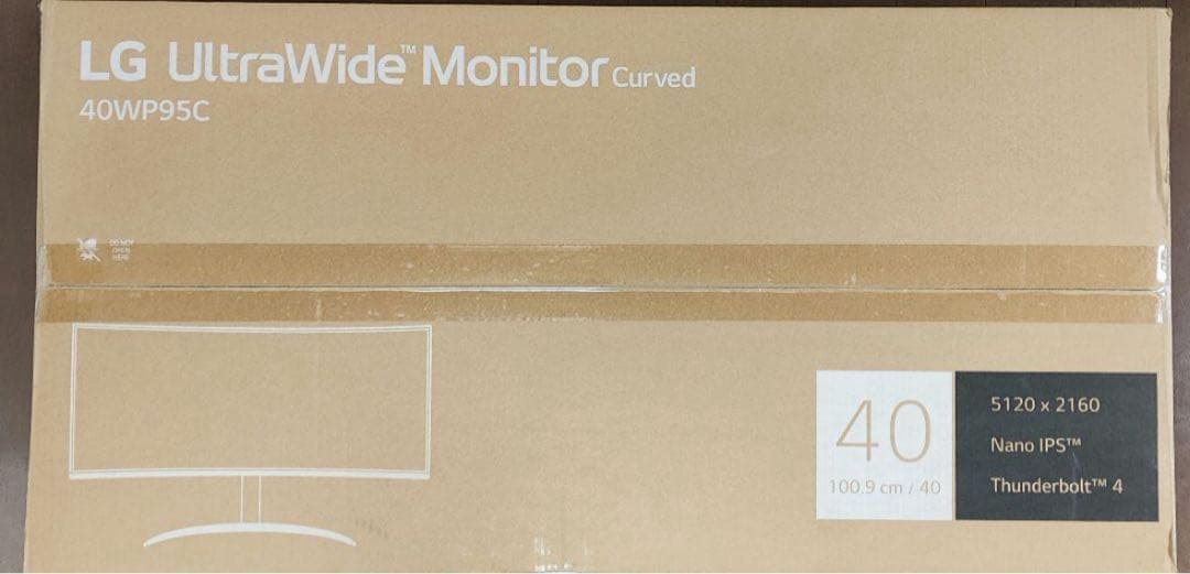 新品　LG 40WP95C-W 39.7インチ/5K2K ウルトラワイドモニター