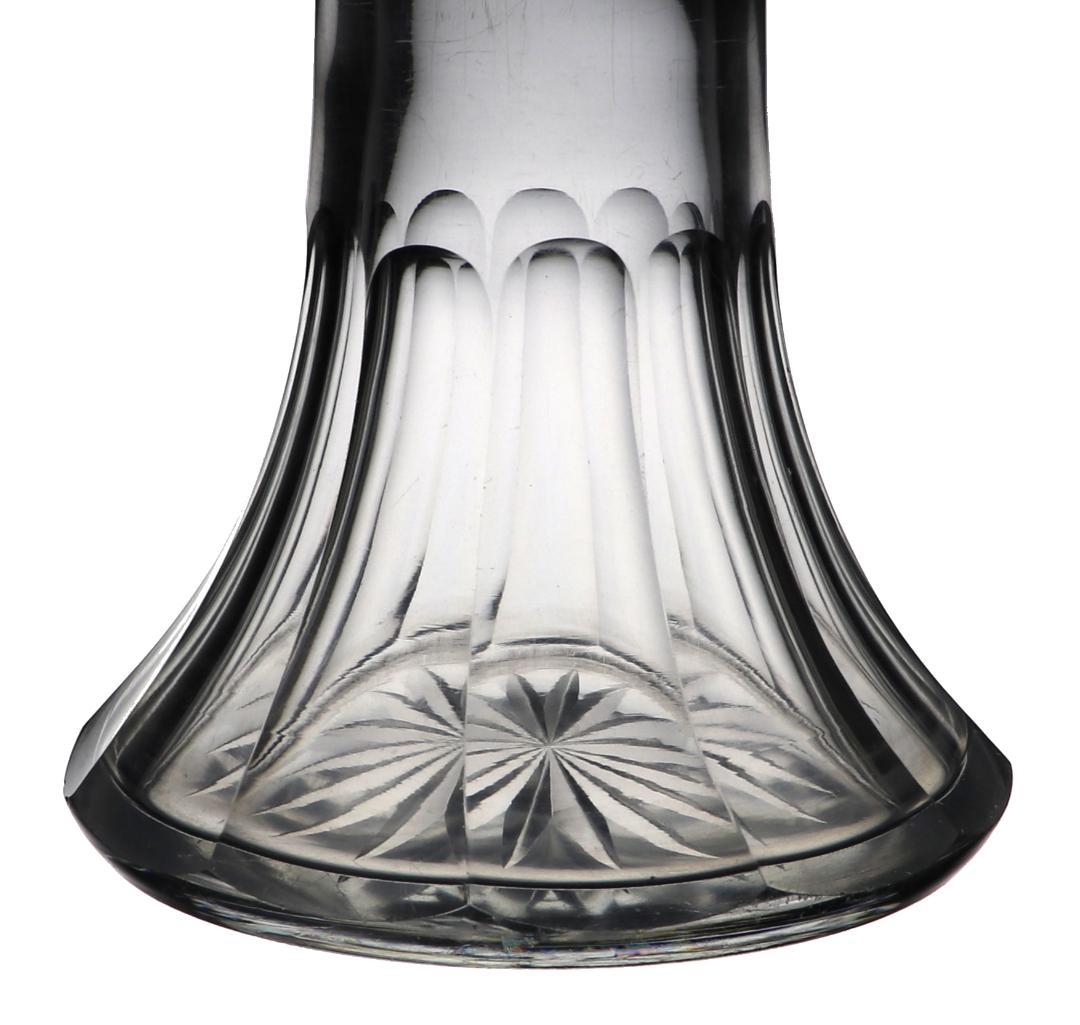 オールド・バカラ 1890年頃 幻のモデル 大型 32cm 切子花瓶 壺 星形