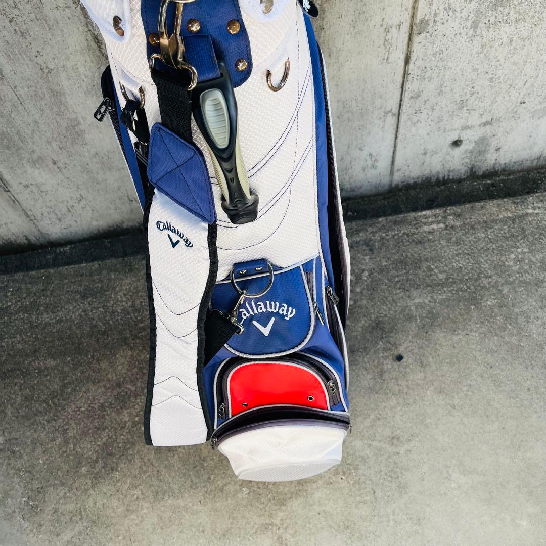 Callaway キャディバッグ 青/白/赤