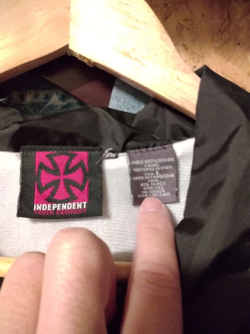 レア！インディペンデント　コーチジャケット アイアンクロス　インディ　Ｌsize