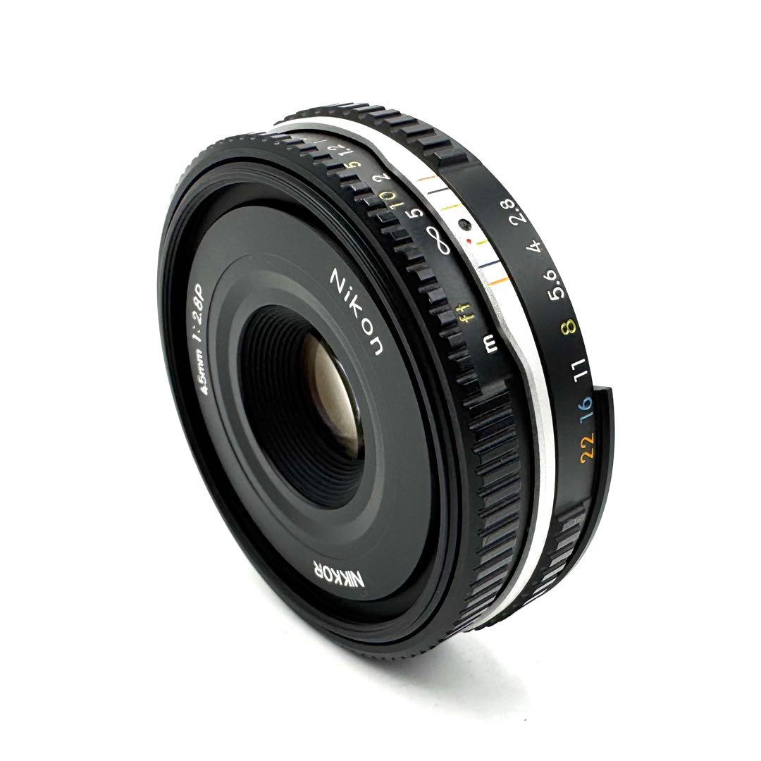 ❁美品❁Nikonニコン Ai-s Nikkor 45mm f2.8Pパンケーキ