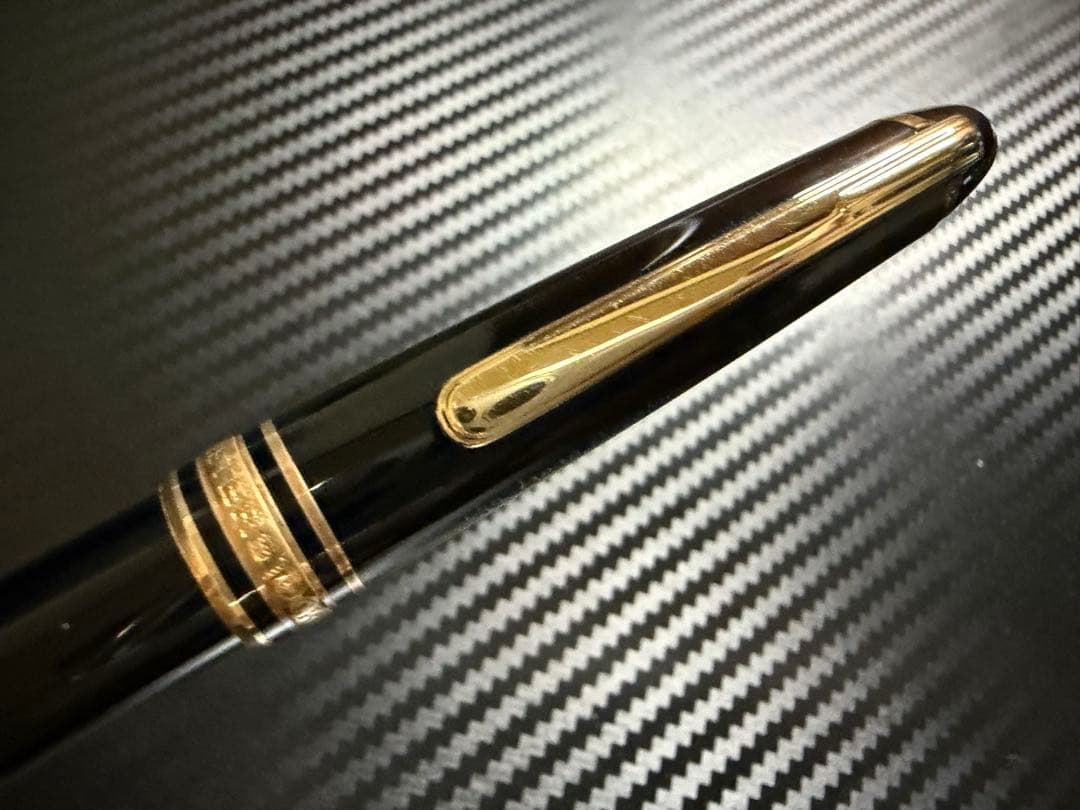 モンブラン マイスターシュテュック 144 万年筆 全金 F 細字