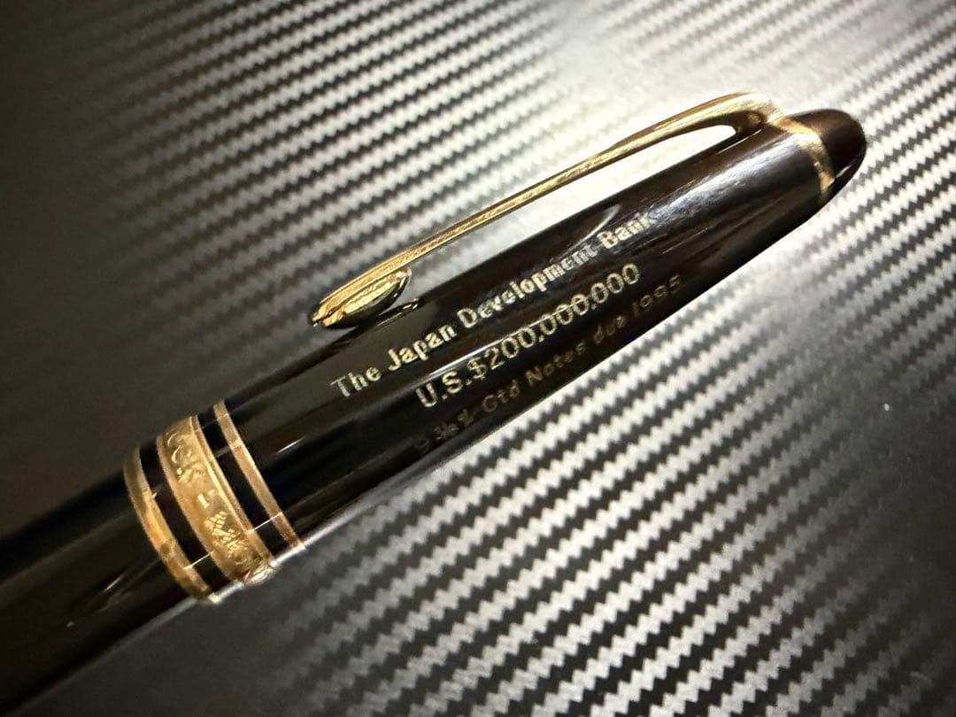 モンブラン マイスターシュテュック 144 万年筆 全金 F 細字