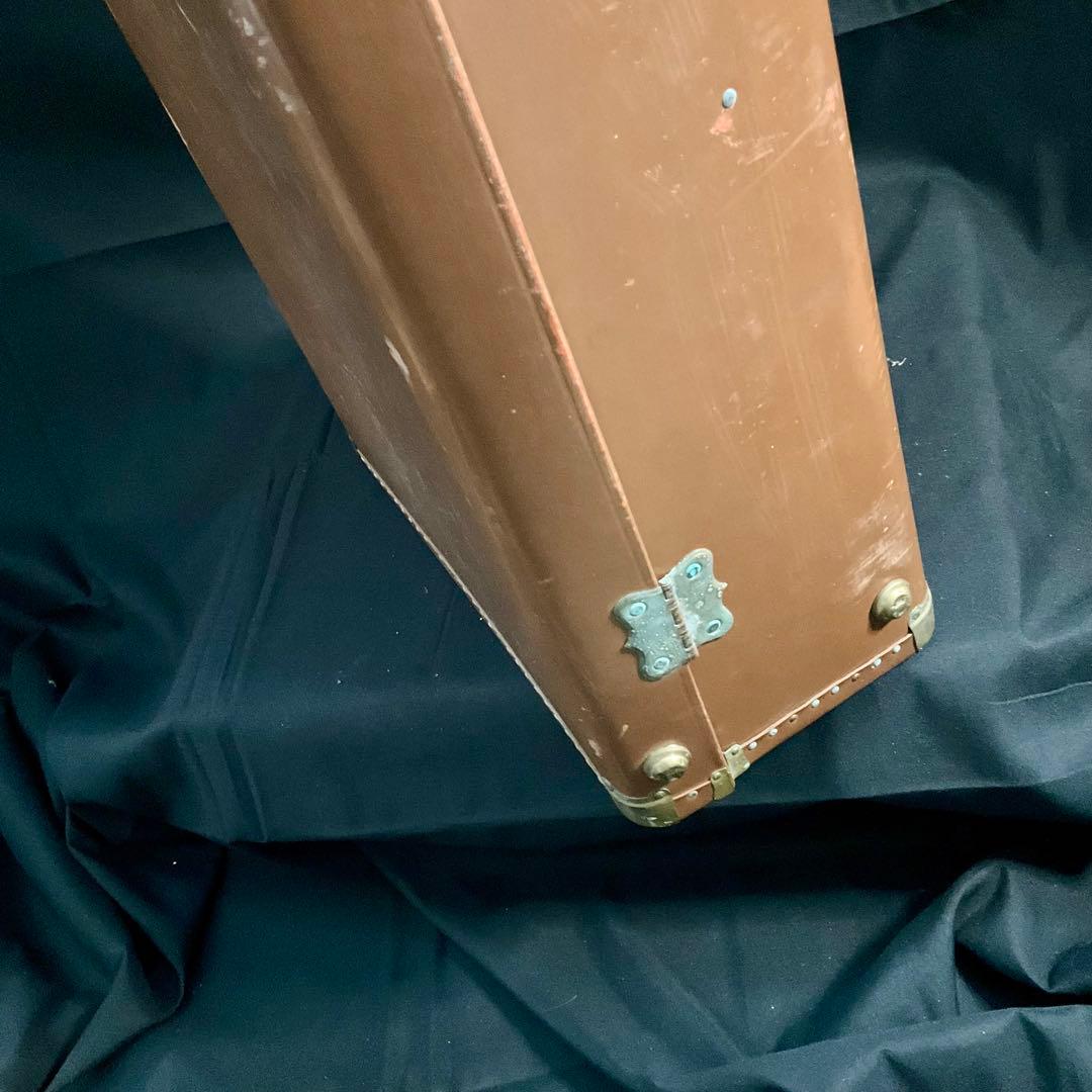 アンティーク 革製 トランク カバン 東京 古道具 ブラウン