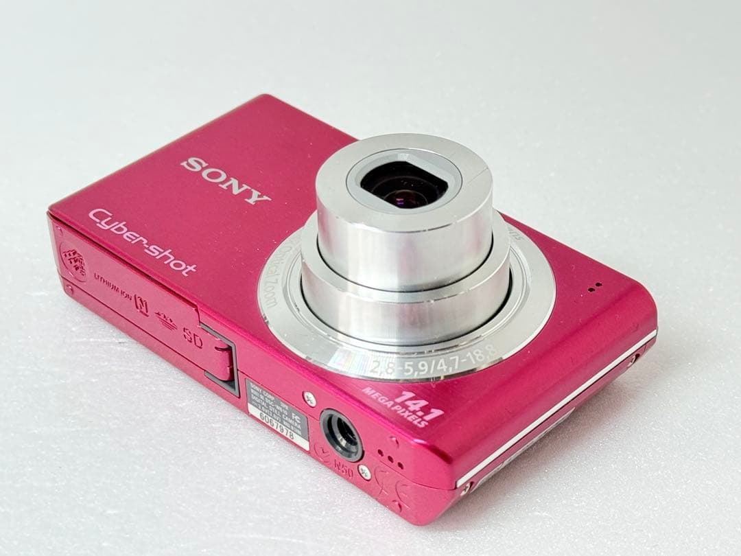 SONY Cyber-shot DSC-W610 ピンク 動作確認済 コンデジ