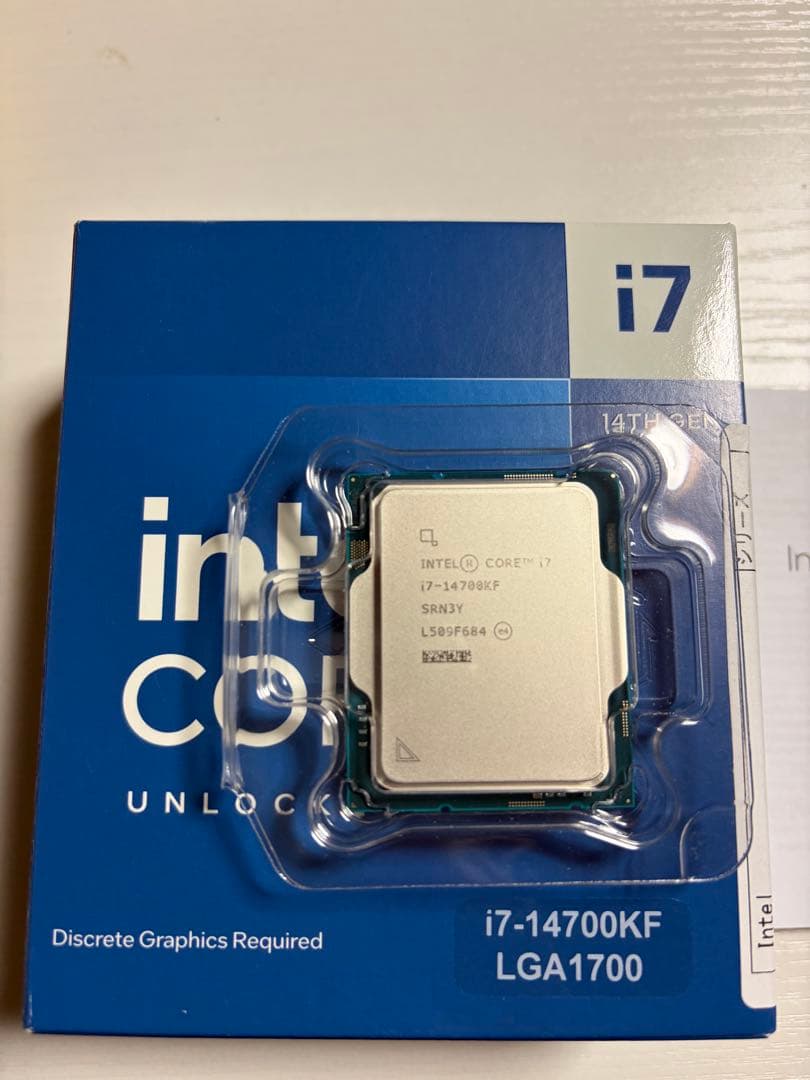 CPU Intel Core i7-14700KF 14th Gen CPU