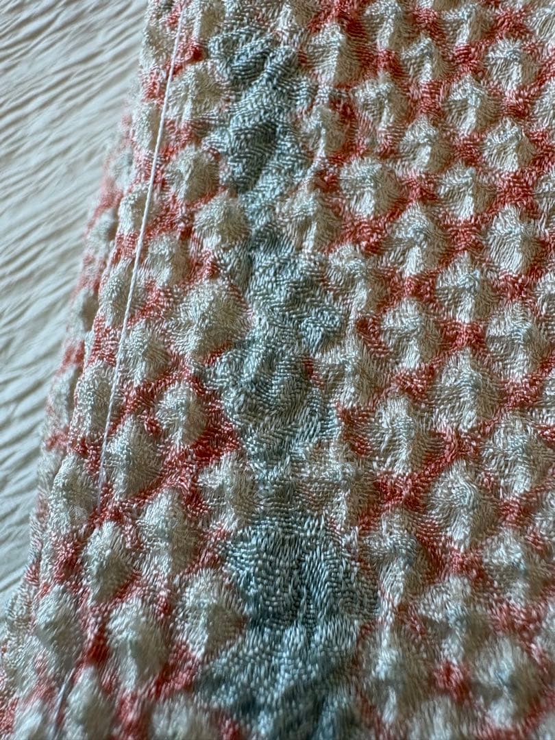 ❤️大人可愛い総絞り正絹小紋　ベビーピンク　もう出会えない逸品　新品畳紙付き