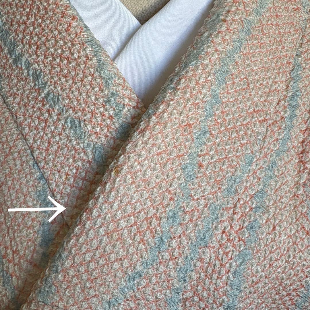 ❤️大人可愛い総絞り正絹小紋　ベビーピンク　もう出会えない逸品　新品畳紙付き