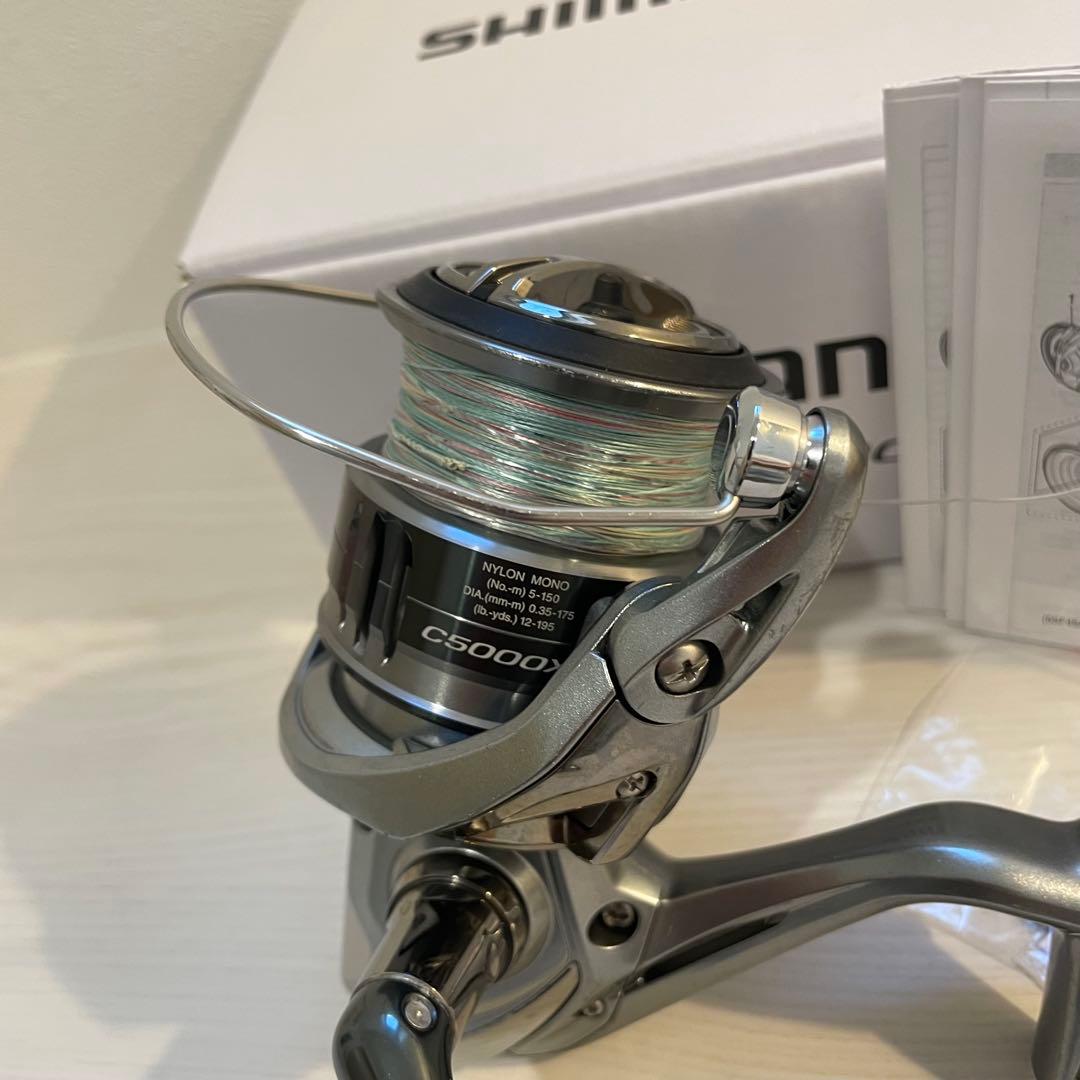 シマノ　21ナスキー　c5000xg ゴメクサスリールスタンド付き