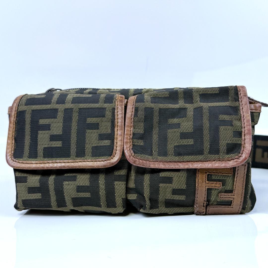 Fendi フェンディ FF柄 ボディバッグ ウエストバッグ ズッカ