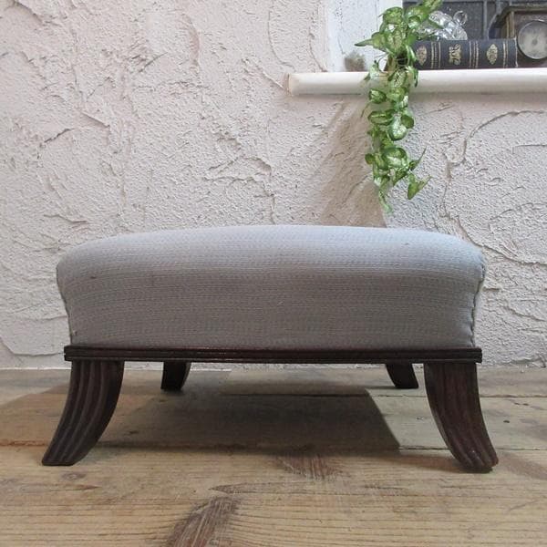 イギリス アンティーク 家具 スツール オットマン 椅子 チェア 4793d