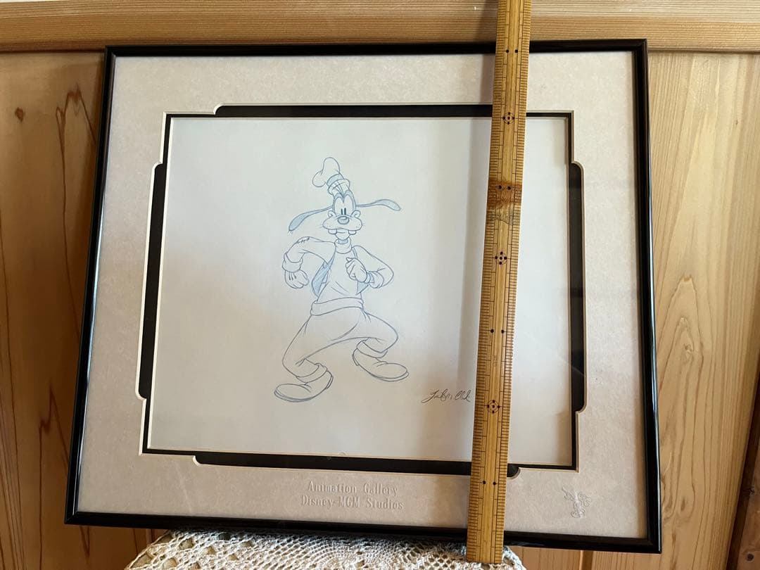 グーフィー鉛筆画レア