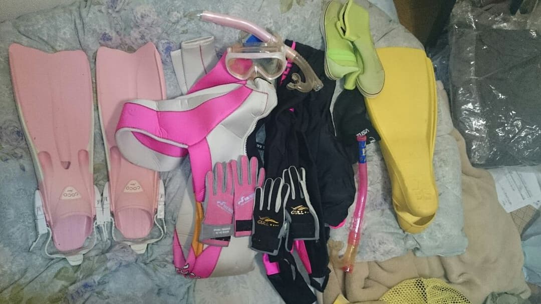 ウェットスーツ ダイビング道具一式