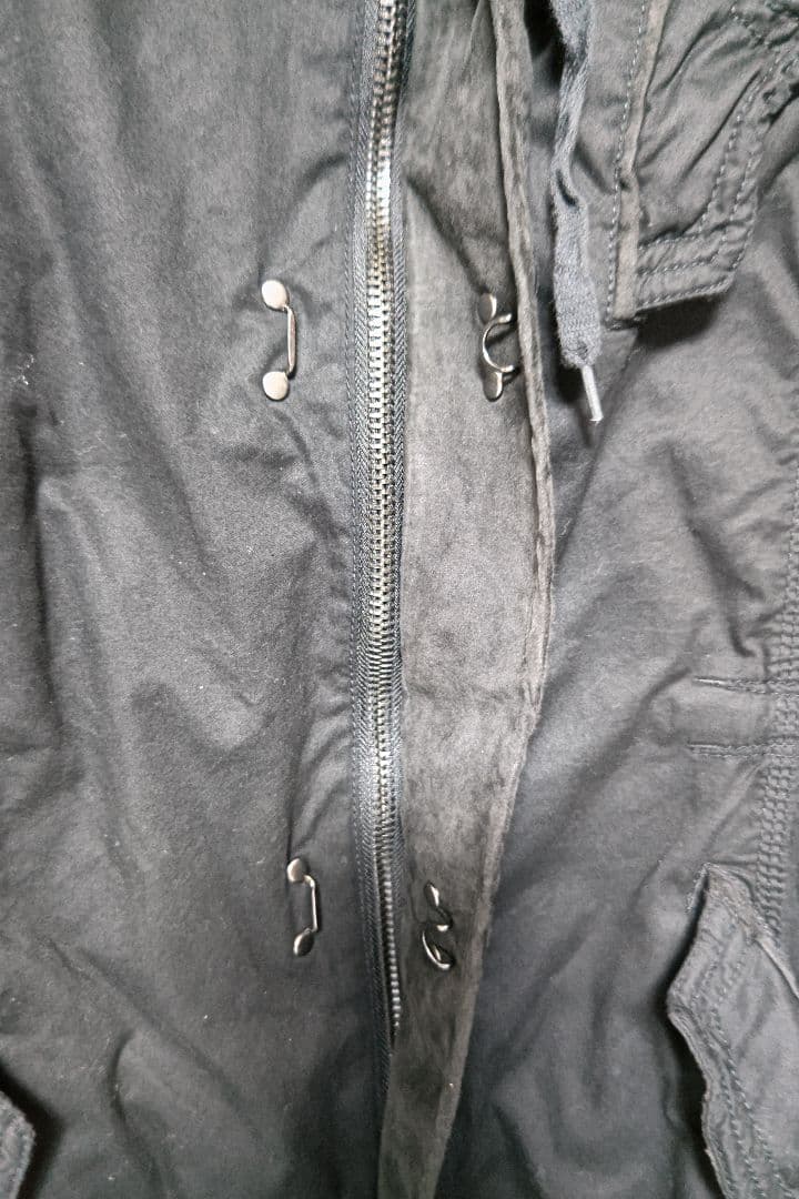 JOHNNY WOLF ブラック モッズコート M