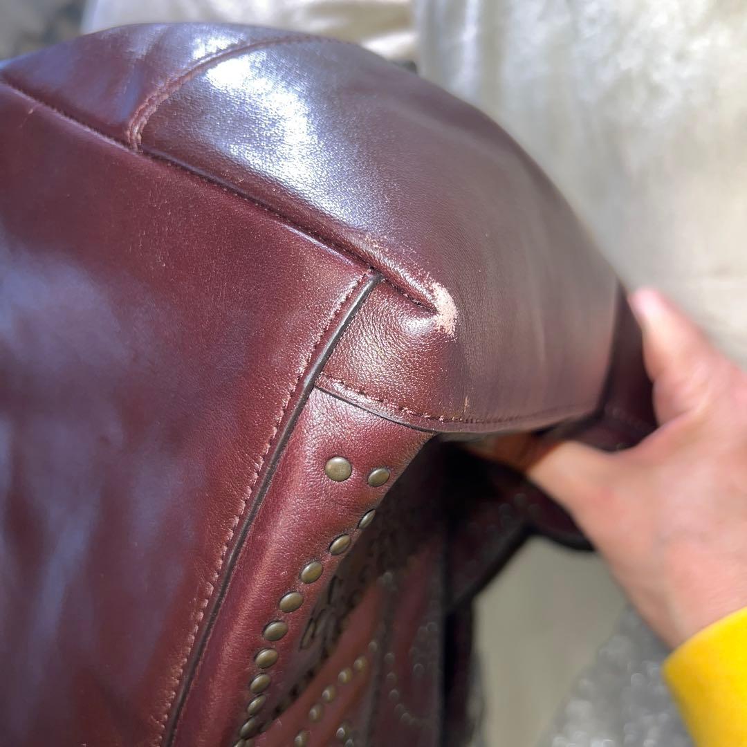 coach ショルダーバック　スタッズ