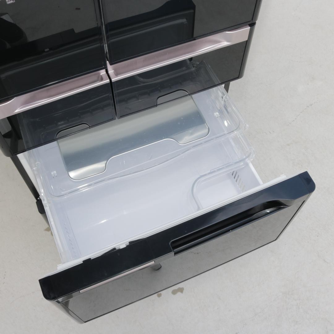 日立 565L 6ドア 冷蔵庫 観音開き 真空チルド R-B5700