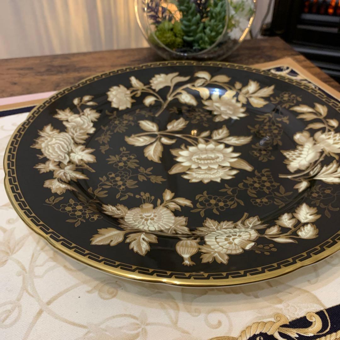 未使用　ウェッジウッド ブラック　トンキン　28cmディナープレート