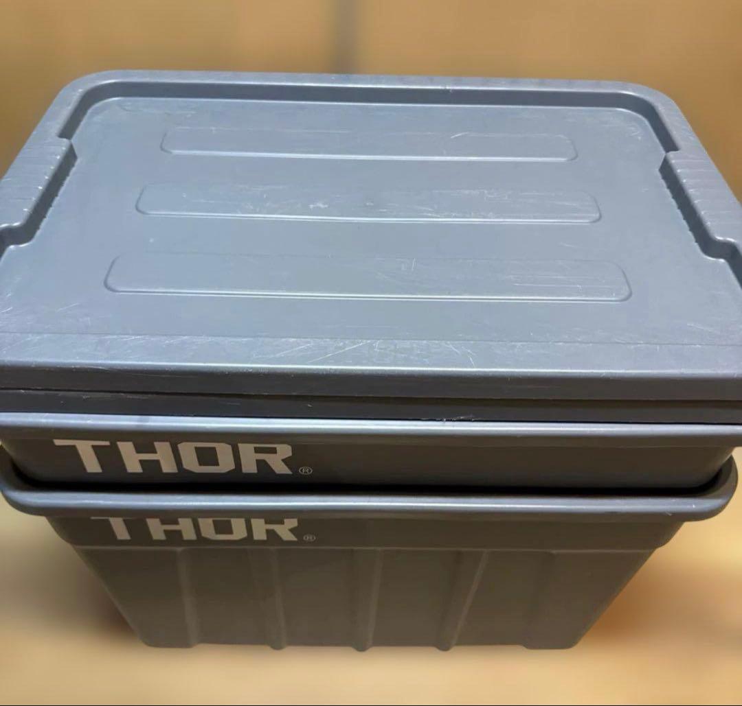 マ*モ様 THOR 75L コンテナボックス2個セット｜中古・現状渡し