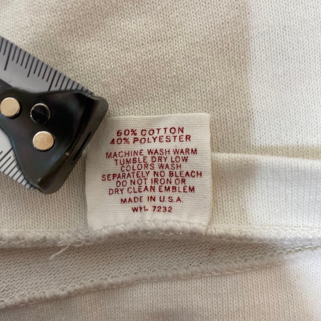 Russell フットボールTシャツ 70s 囲み金タグ　サイズXL 無地白