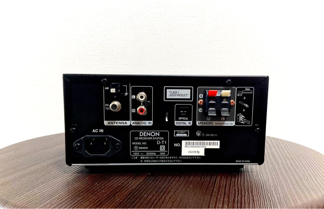 送料無料！DENON D-T1 Bluetooth対応　CDコンポ スピーカー
