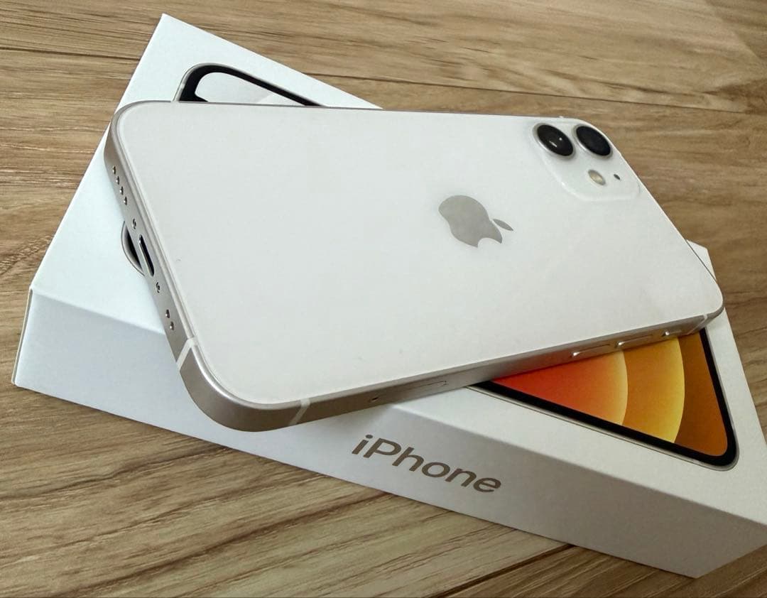 iPhone12 mini 128GB ホワイト SIMフリー 箱付