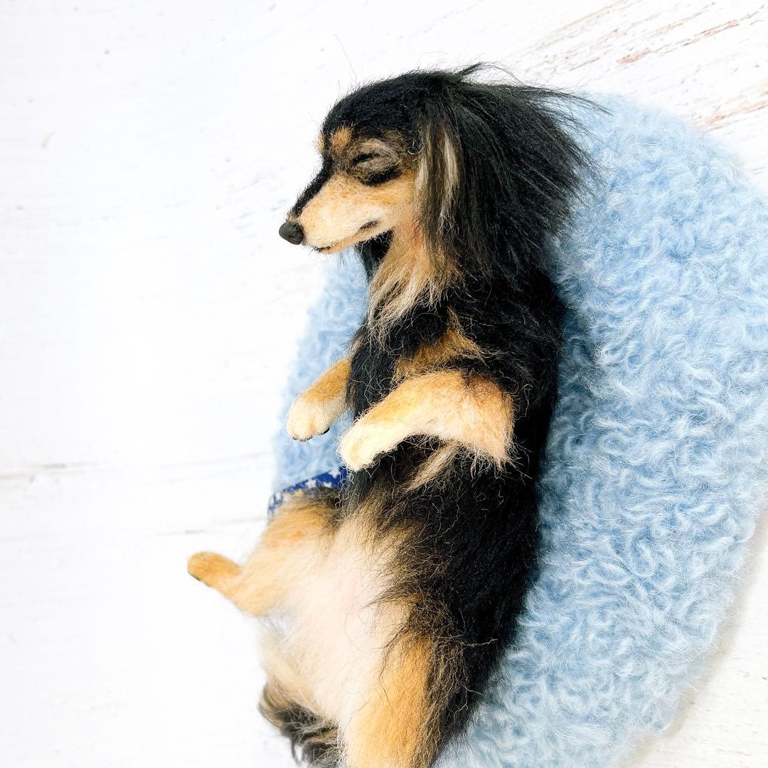 羊毛フェルト犬 ミニチュアダックス