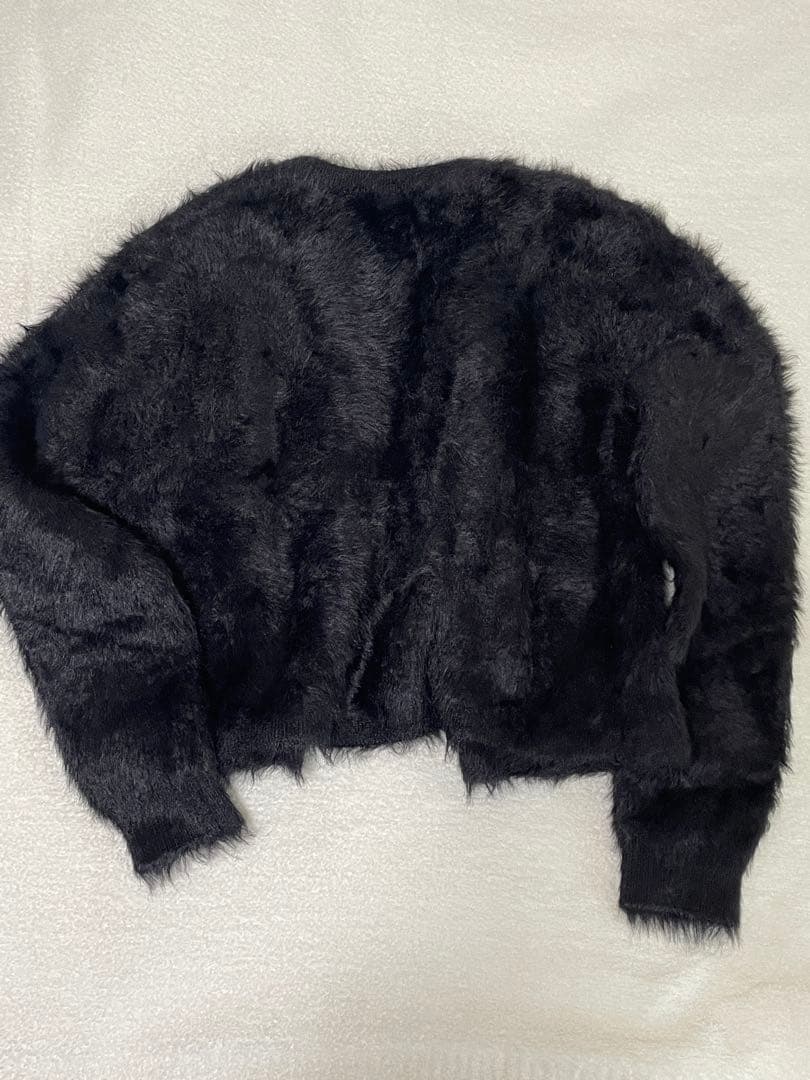 FRED PERRY ブラックカーディガン UK 10