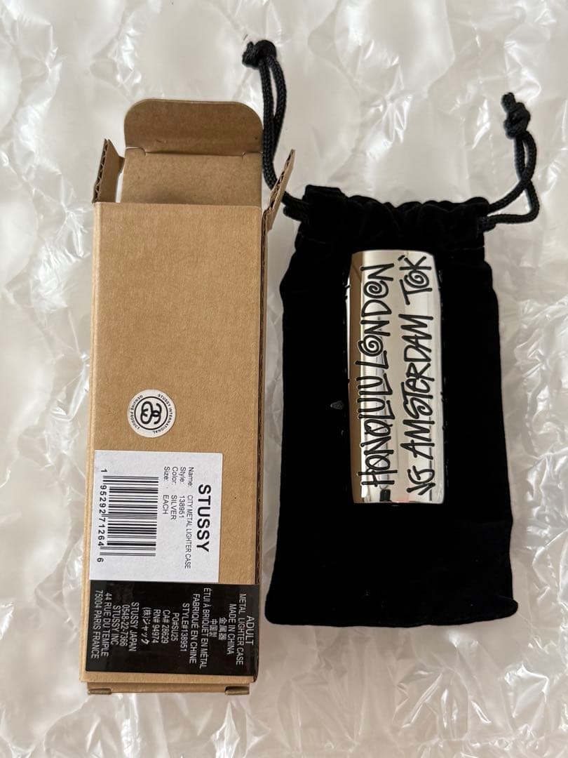 アクセサリー Stussy City l Lighter Case Silver