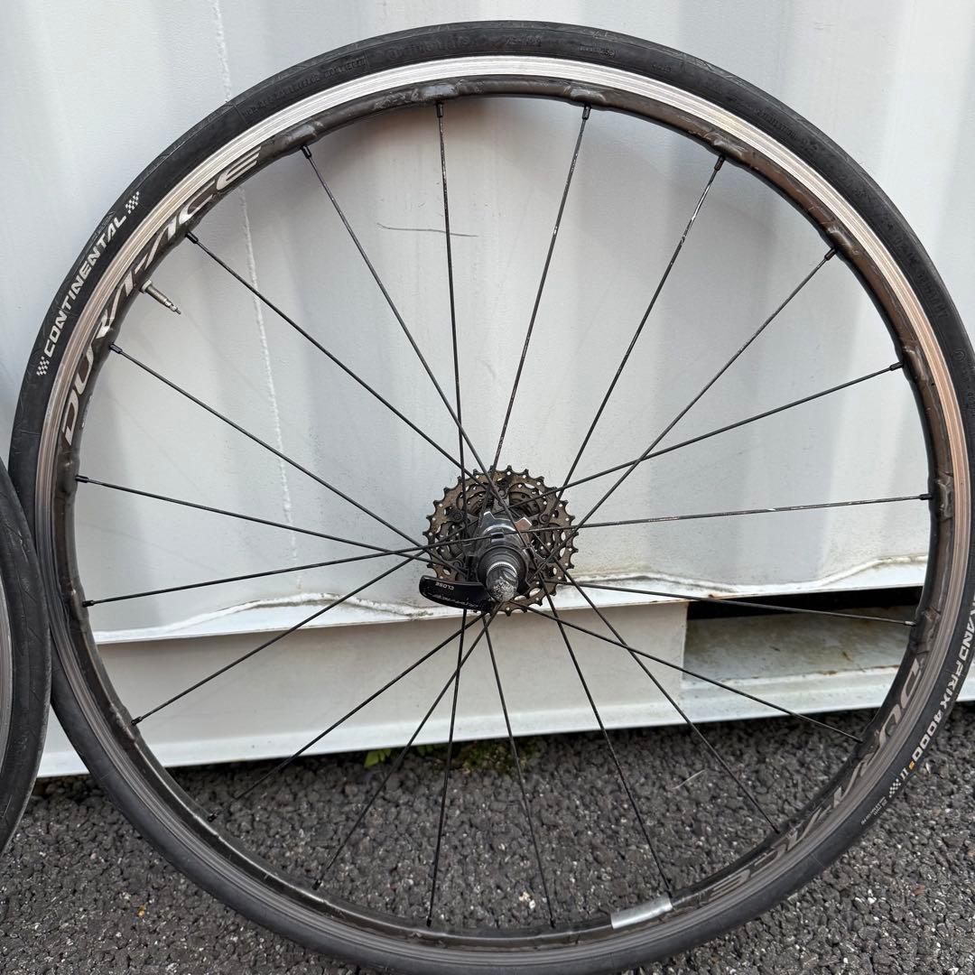 トビウオ　ホイール前後セット Dura-Ace C24 WH-R9000