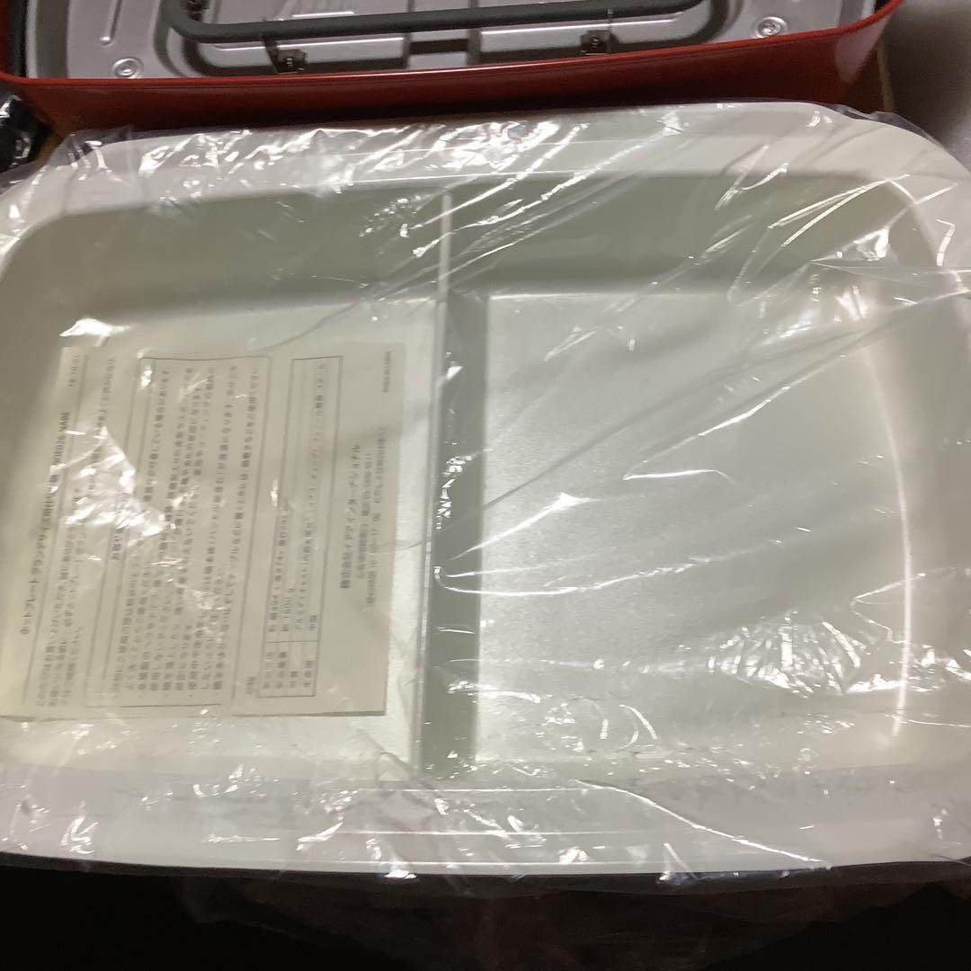 ブルーノグランデ　ホットプレート　プレート2枚＆セラミック仕切り鍋