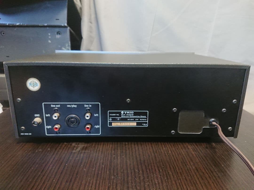 美品メンテナンス整備済TRIO製ビンテージステレオカセットデッキKX-4000