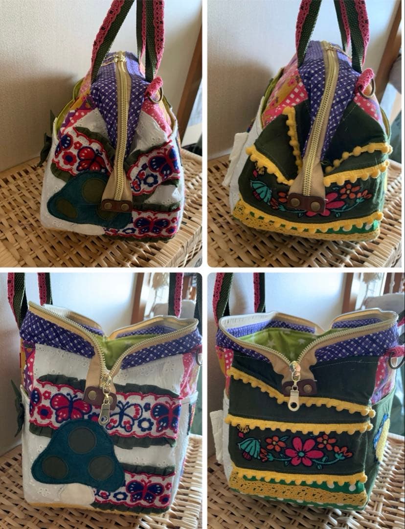 【SA】ワイヤー口金ボストンバッグ(M×2)(L×1)