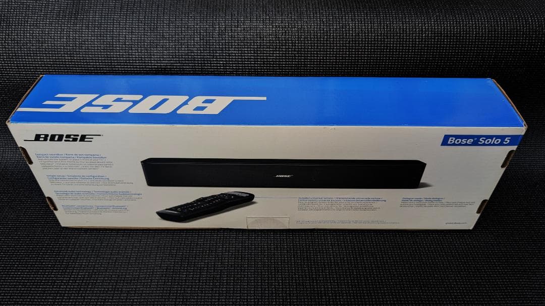 Bose Solo 5 TV sound system ワイヤレスサウンドバー
