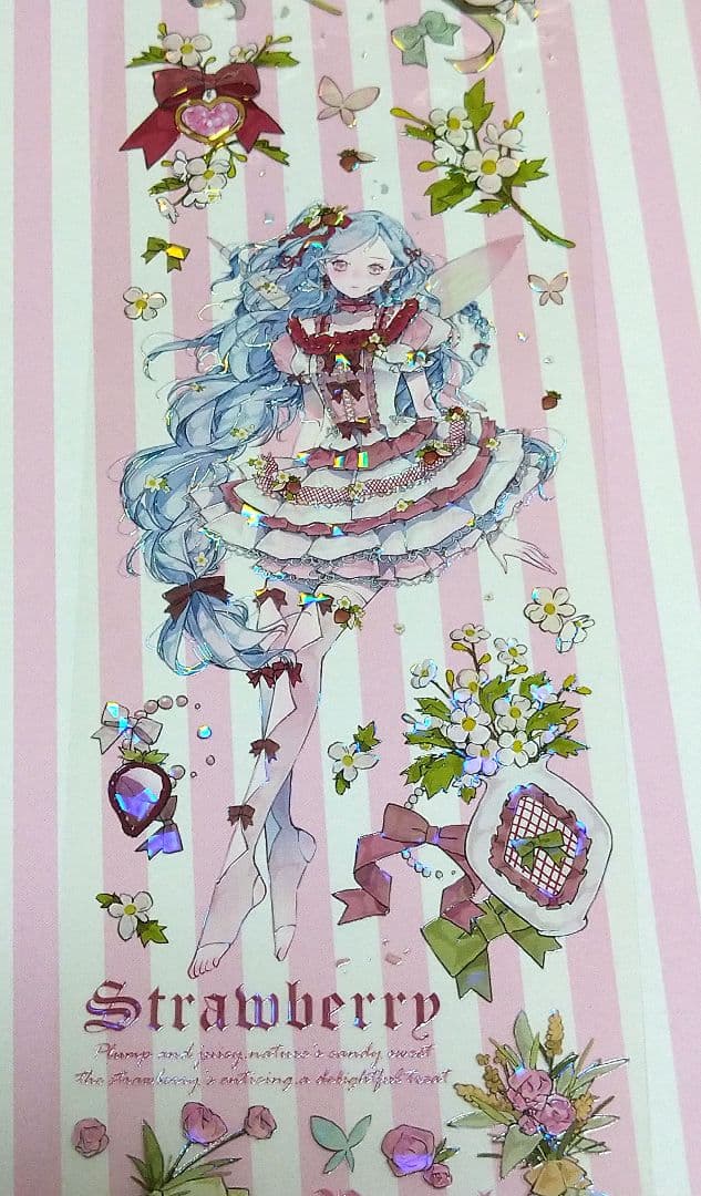 J1106＃花灵仙境(贝壳光)Dailylife切り売り海外人物マステ女の子