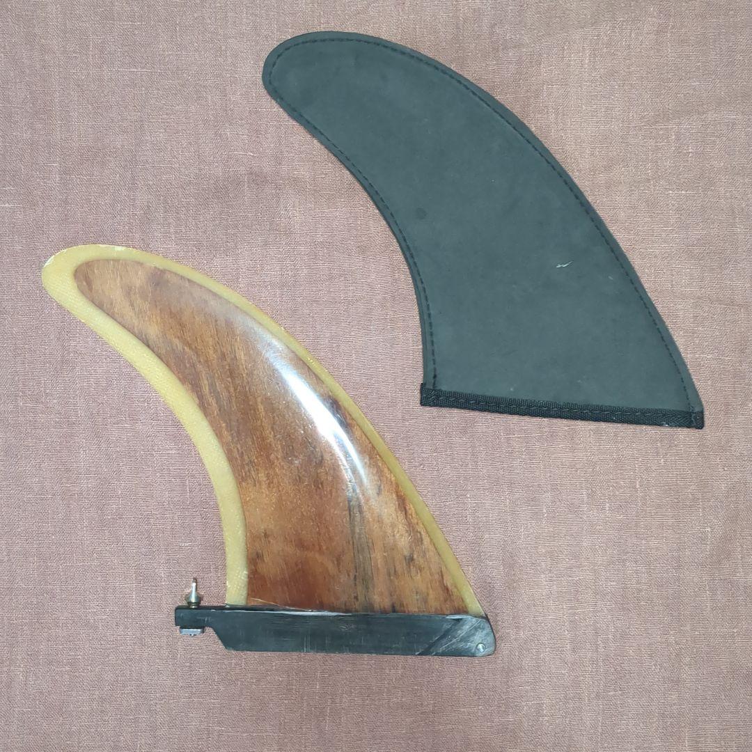 ケース付き✨8インチ　ウッド フィン　センターフィン