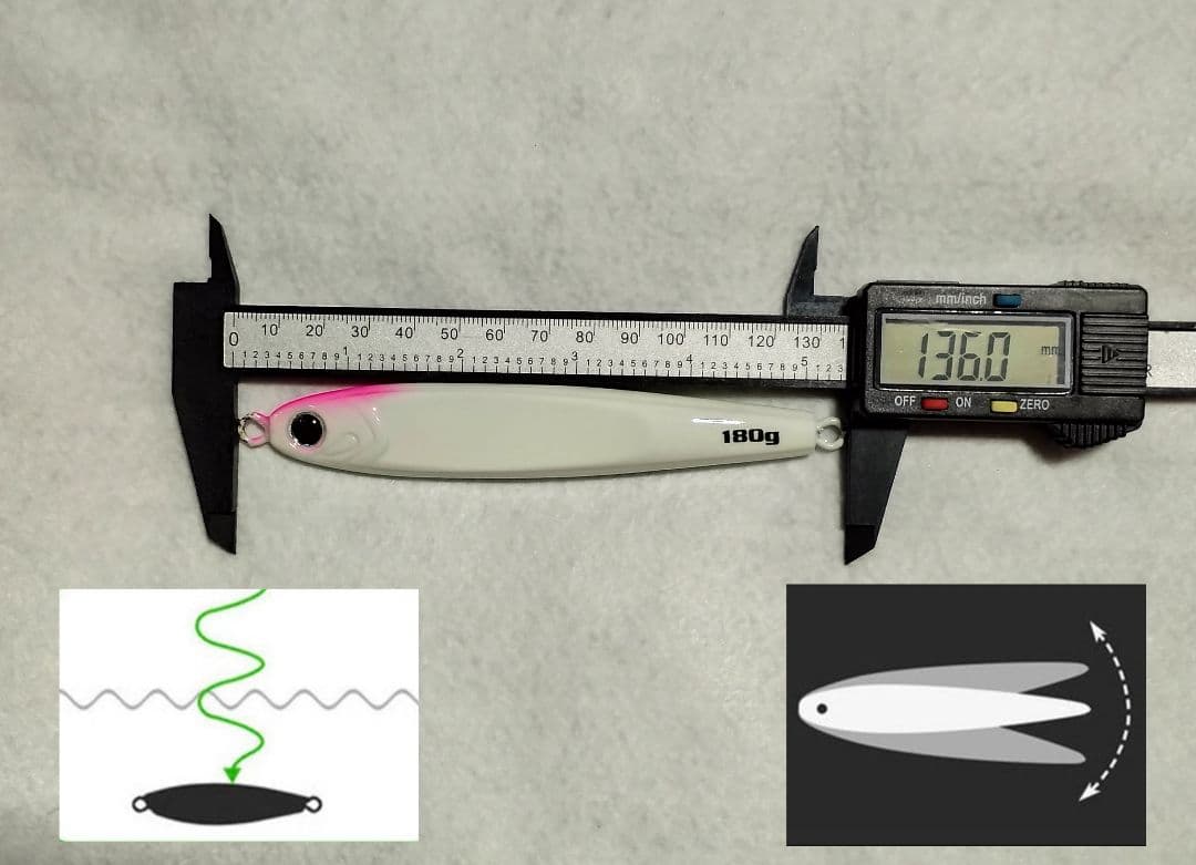 １０本 セット 180g 組合せ自由 メタルジグ TGベイト 形状 高比重