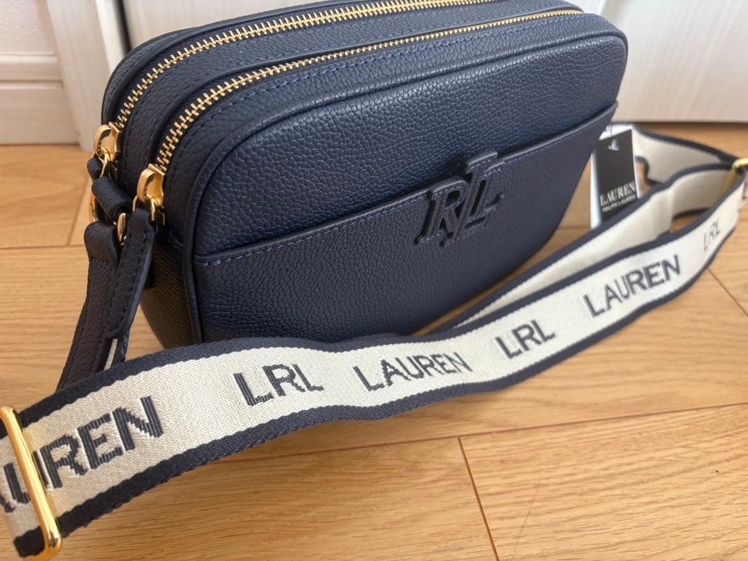 ラルフローレン　ネイビー ショルダーバッグ