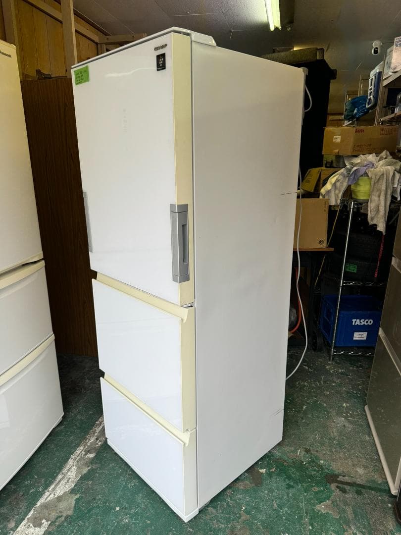(3225W1)*SHARP シャープ 冷蔵庫 SJ-GW35C-W 350L