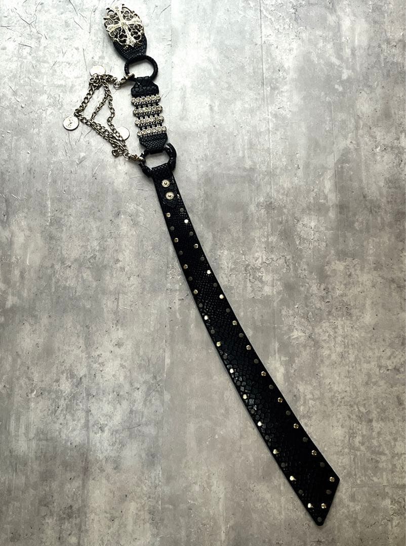 d.i.a クロスバックル　キラキラ　ベルト Y2K 00s 平成ギャル 渋谷